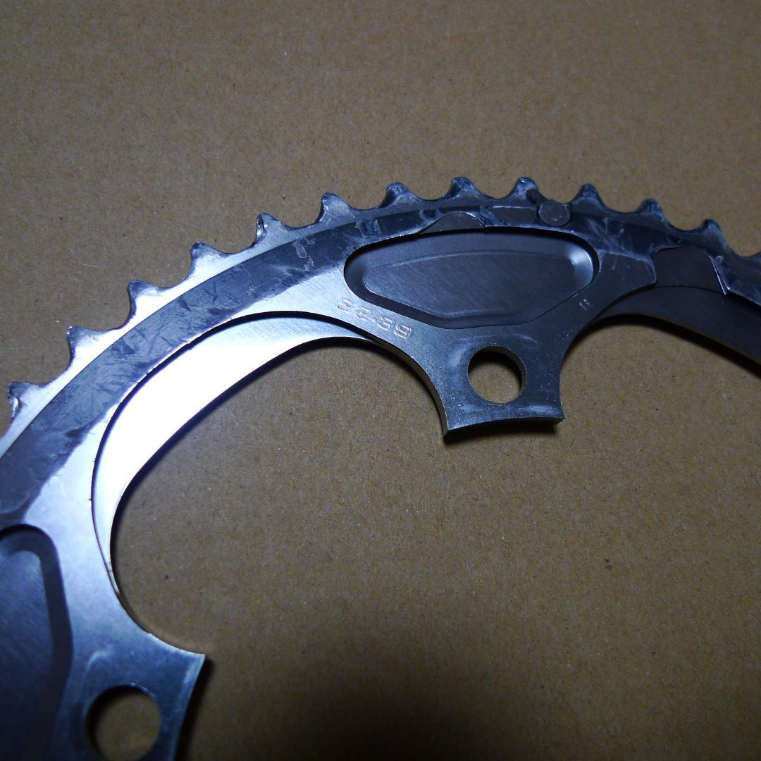 シマノ　デュラエース　FC-7800用　チェーンリング　52T－39T　シルバー