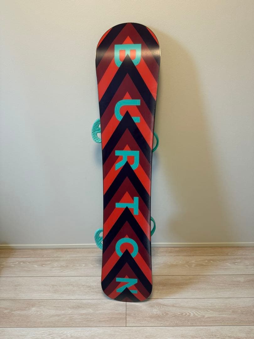 美品レディースBURTONスノーボード144cmバインディングブーツケースセット