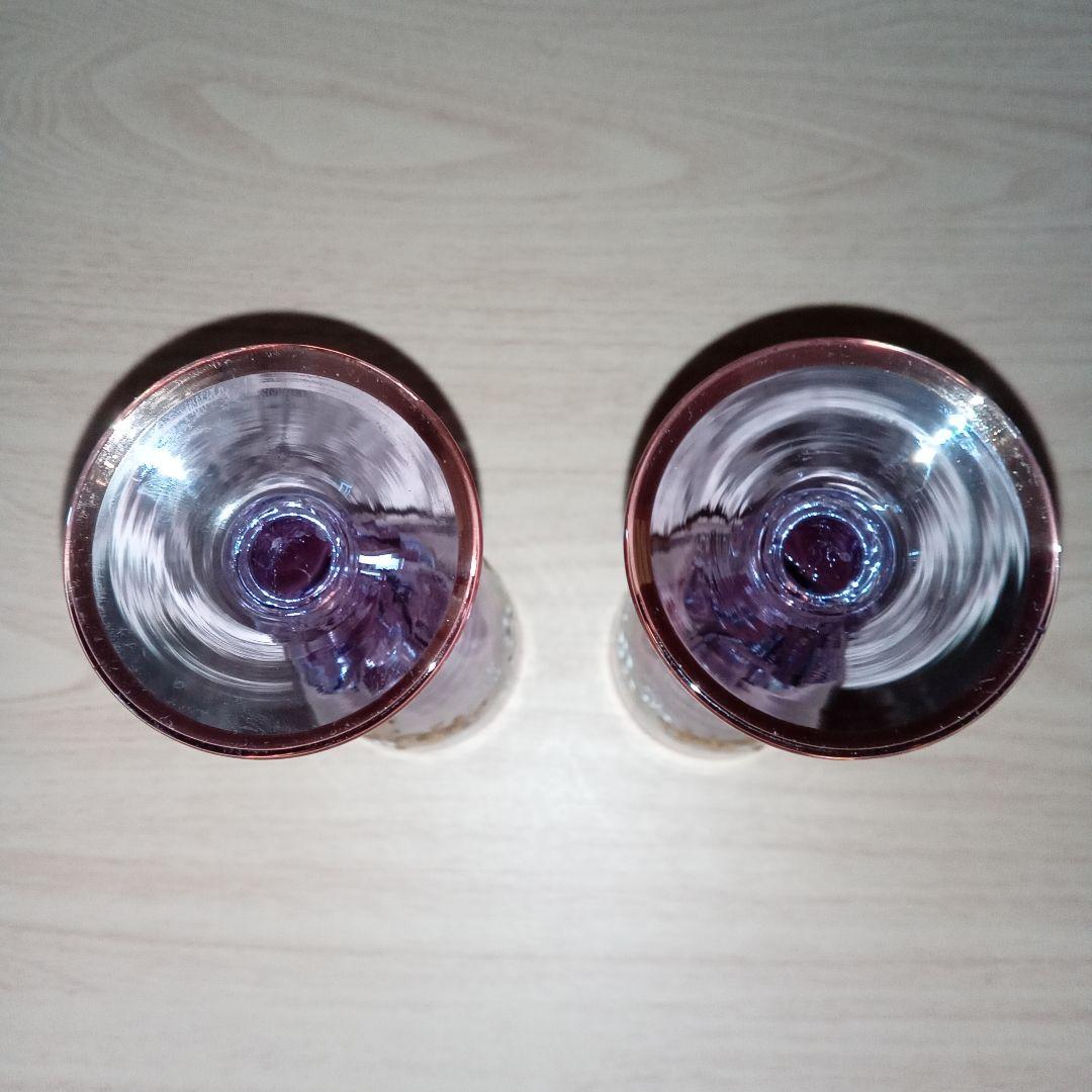 ★ヴェネチアングラス★アレキサンドリアブルー ワイングラス 2個セット★未使用品