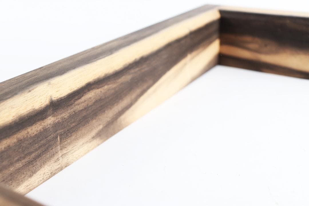 茶道具 黒柿 炉縁