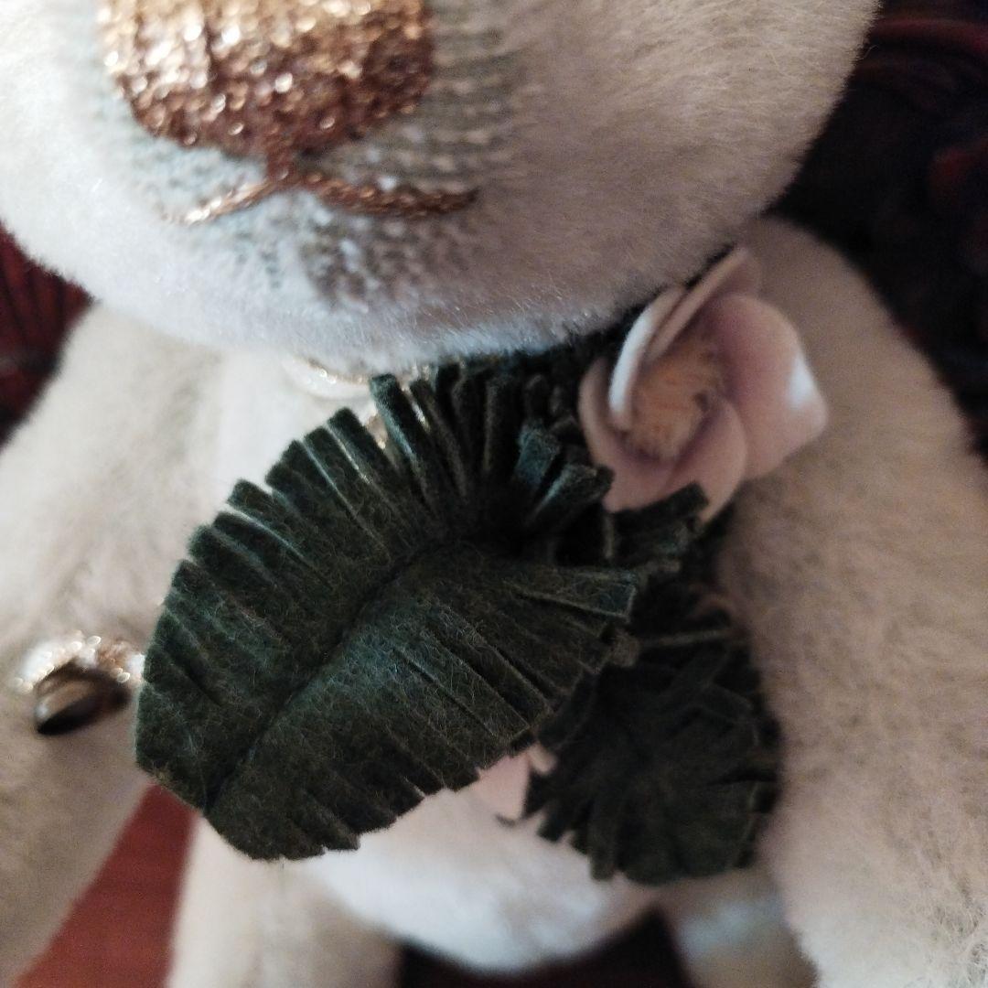 シュタイフ社製テディベア•クリスマスローズ