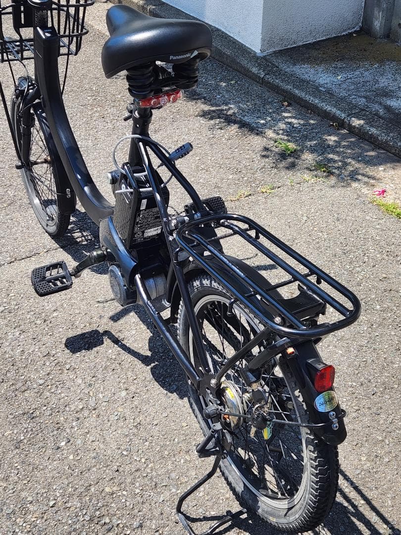 パナソニック 電動アシスト自転車 SW 20型 8Ah 黒 BE-ELSW01B