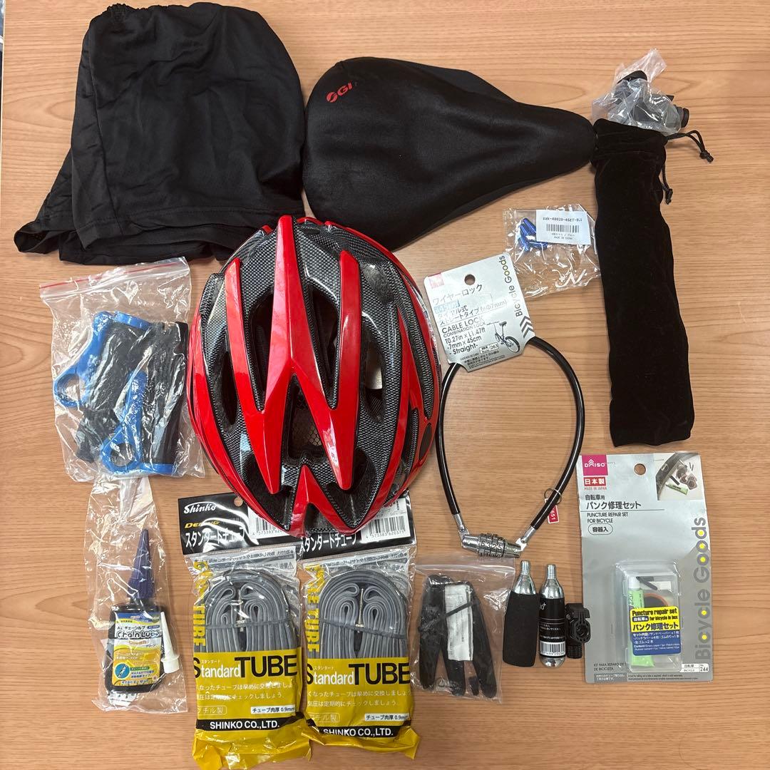 自転車用ヘルメット　パンク修理 SET 他