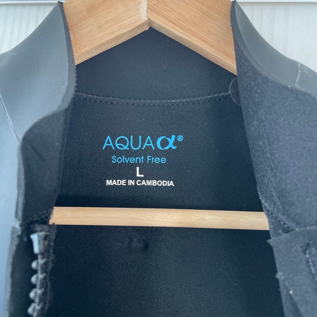 サーフィン　ウェットスーツタッパー オールブラック　ラバー使用　3mm L