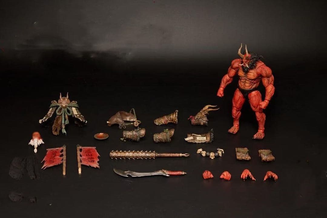 Maestro union 1/12　酒呑童子　素体 ヘッド 服セット