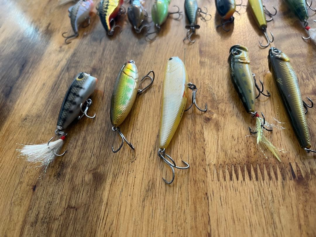 メガバス等　ルアー27点セット　ドッグX パロット入り