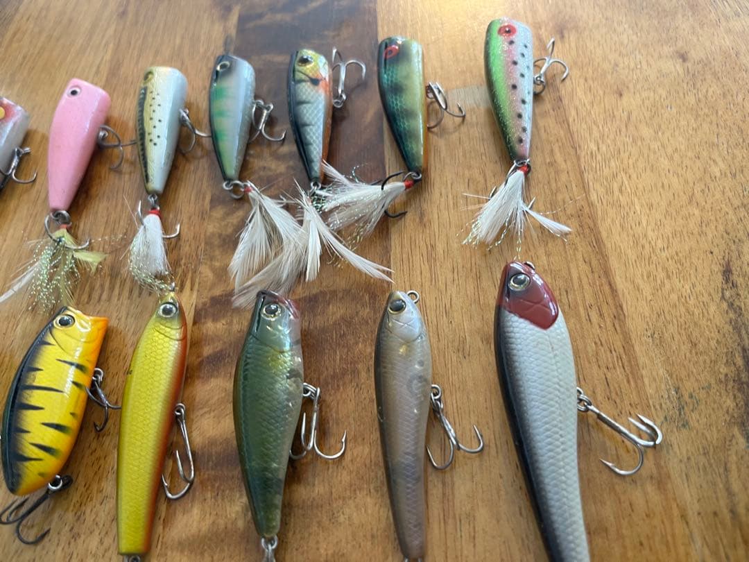 メガバス等　ルアー27点セット　ドッグX パロット入り