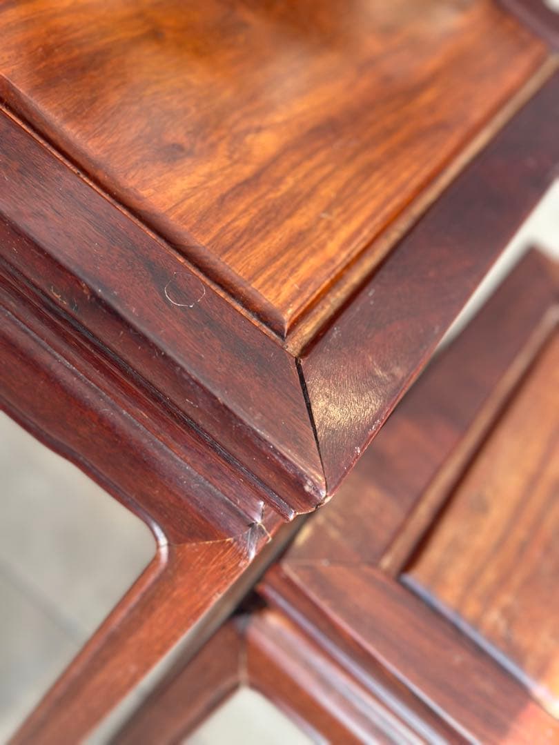 ネストテーブル　唐木　花梨　3点セット