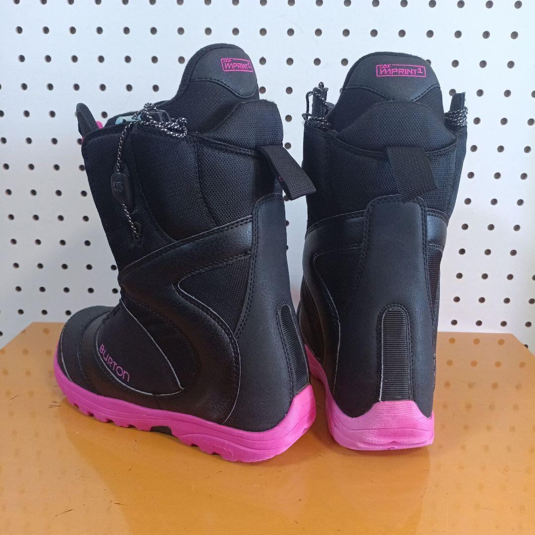 美品　Burtonミント スノーボードブーツ ブラック/ピンク23cm int