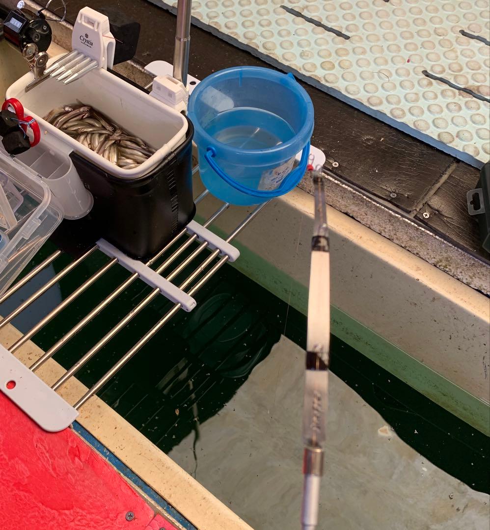 氷上ワカサギ釣り　ステンレス穂先　 ２本　全長約 255ミリ