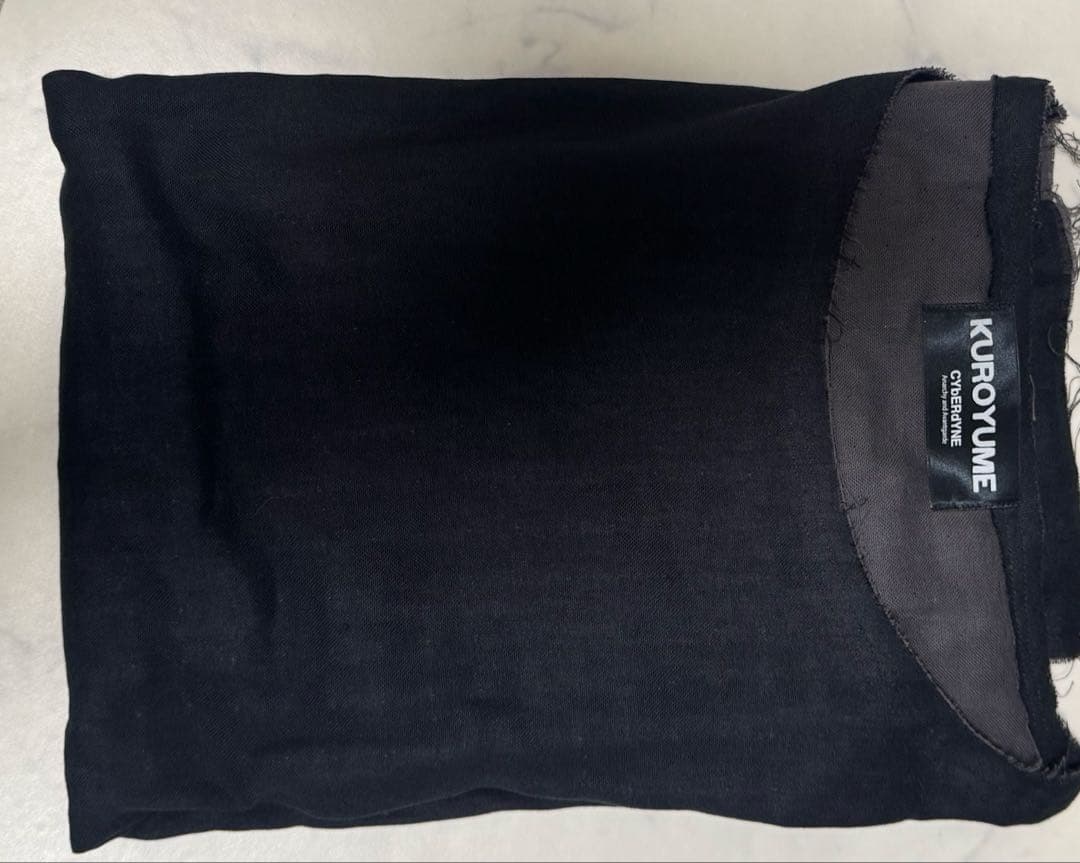 黒夢×CYbERdYNE ガーゼシャツ