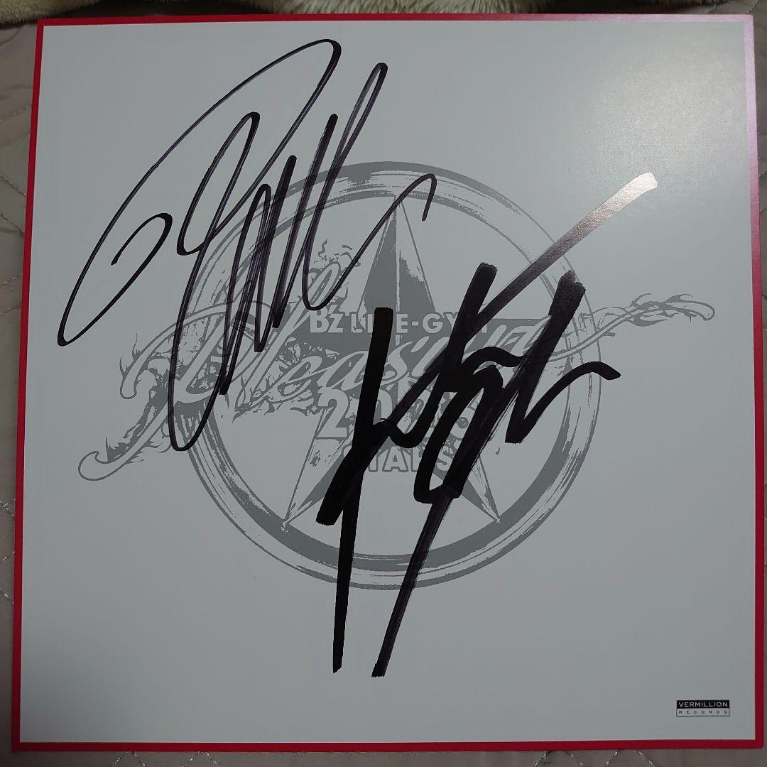 ⭕B'z 直筆サイン色紙 メモリアルプレート　他　静岡エコパスタジアム　９/１０