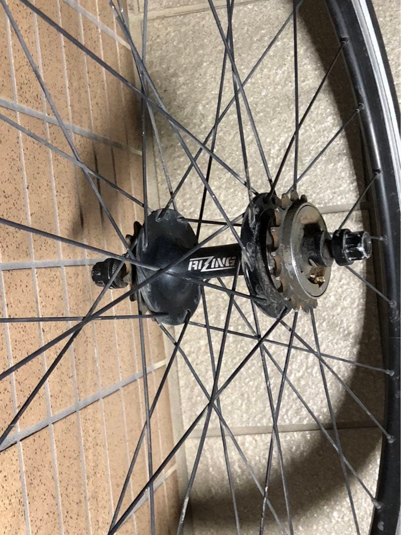 ピストバイク　完組ホイール　前後セット