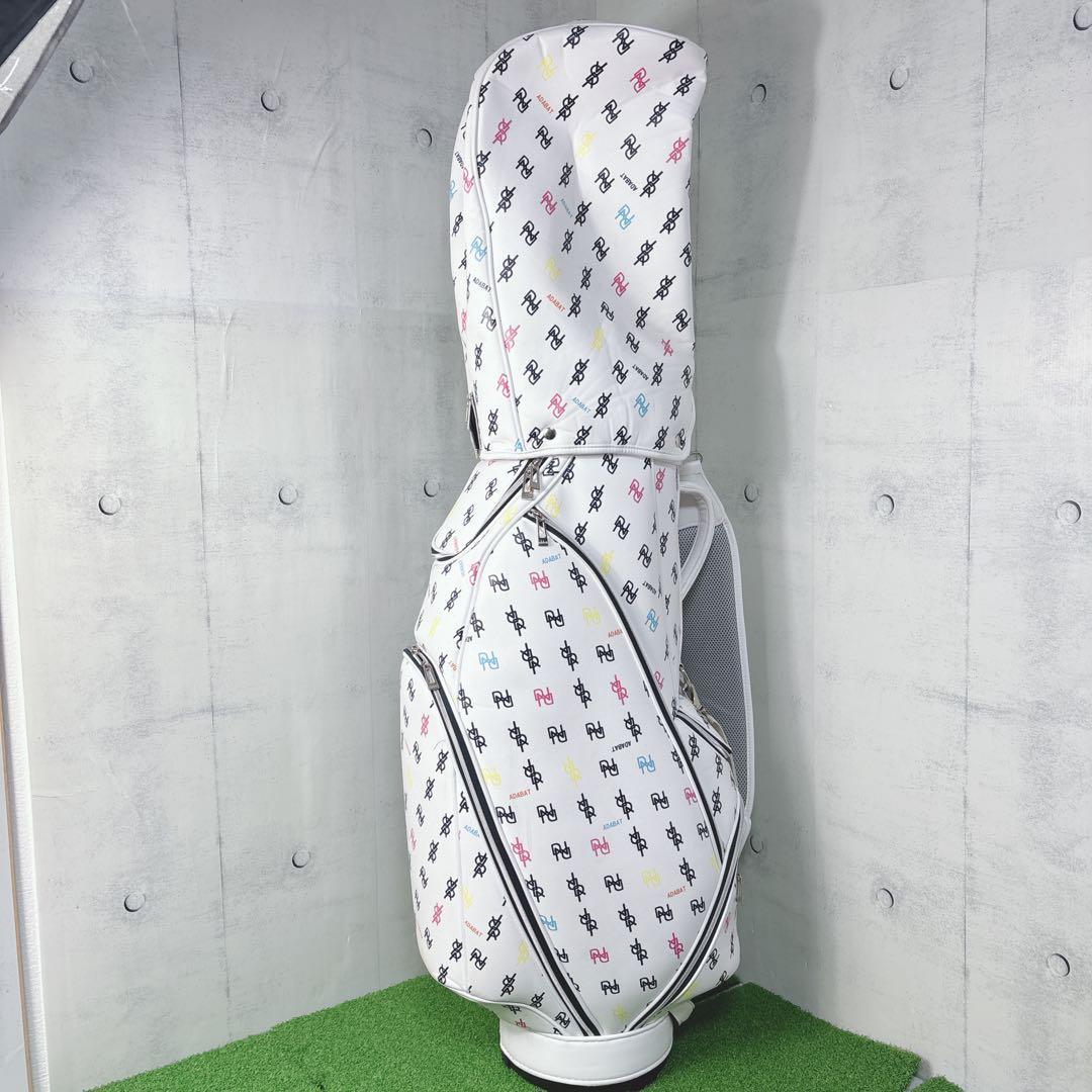 美品　adabat　アダバット　モノグラム柄　キャディバッグ メンズ　レディース