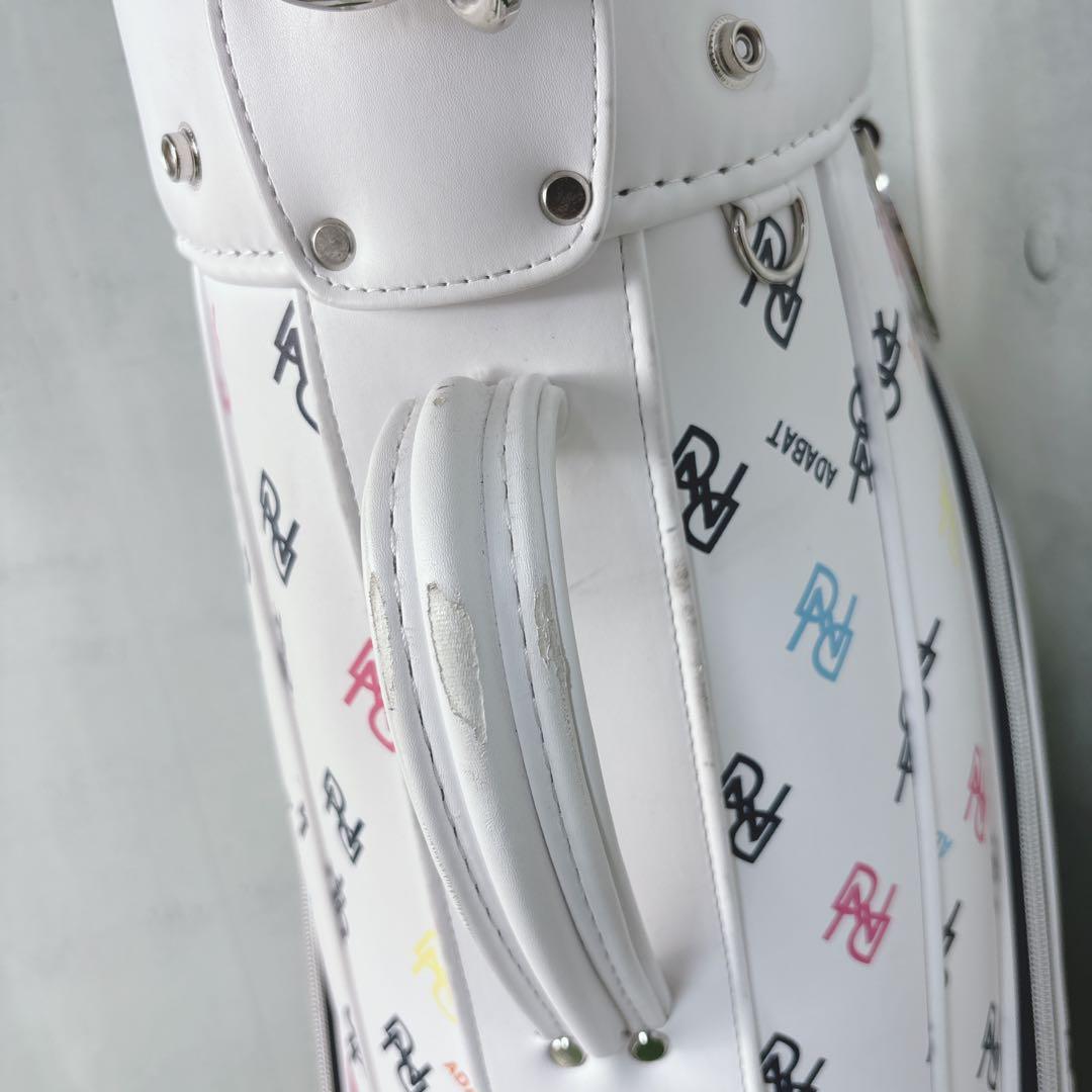 美品　adabat　アダバット　モノグラム柄　キャディバッグ メンズ　レディース