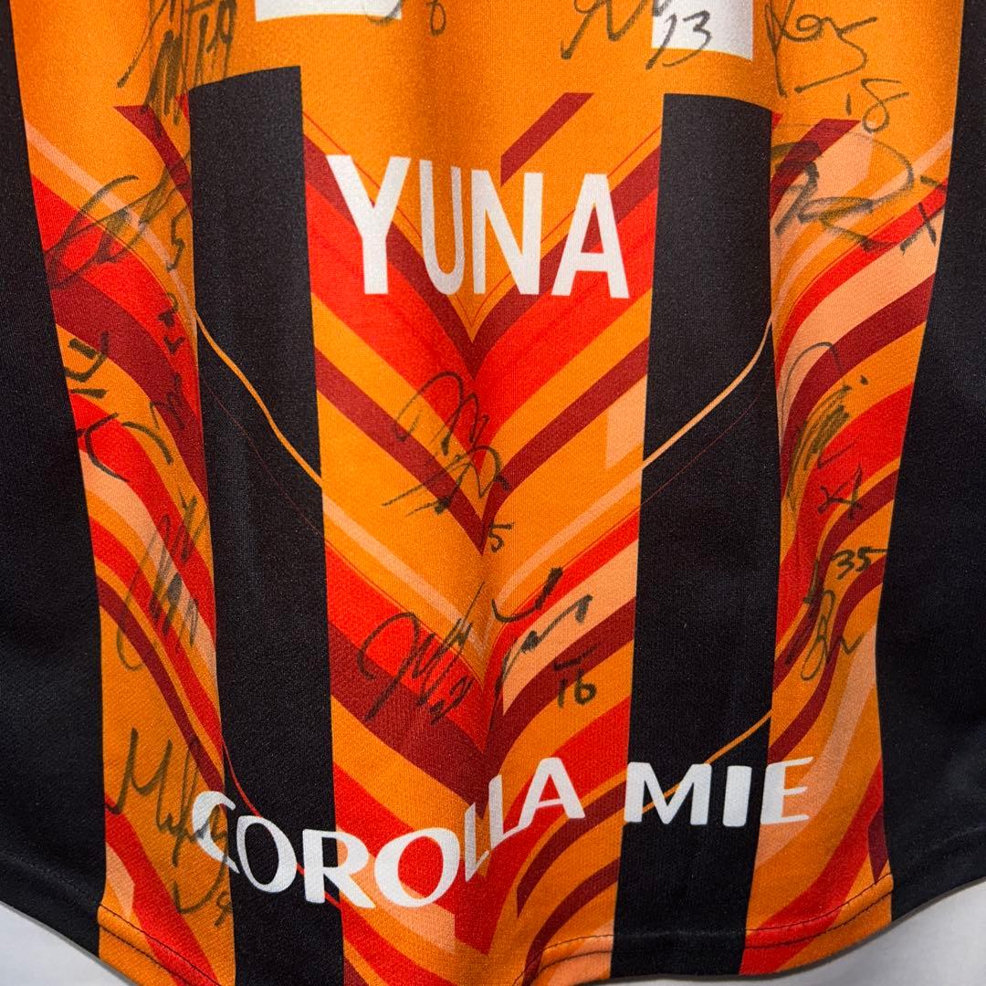 希少　ヴィアティン三重 JFLユニフォーム 選手サイン入り　サイズS