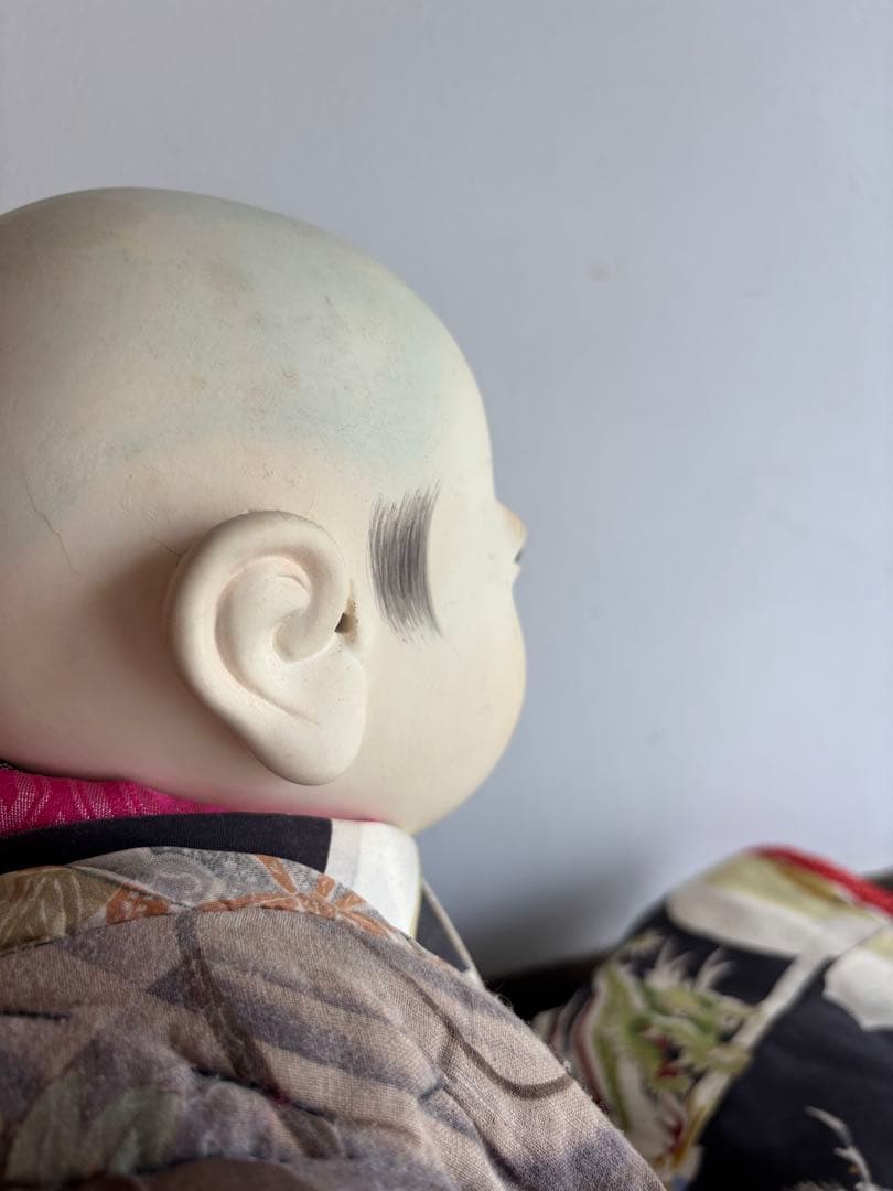 市松人形 伝統工芸　日本人形　訳あり　男の子　昭和レトロ　着物　和服