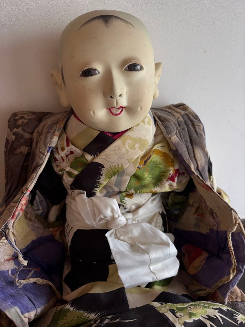 市松人形 伝統工芸　日本人形　訳あり　男の子　昭和レトロ　着物　和服