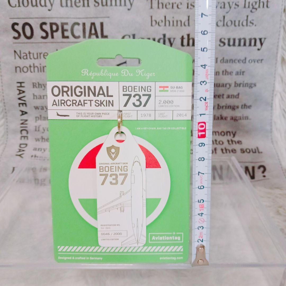 ☆ニジェール政府機☆ Boeing 737 実機外板 Aviationtag