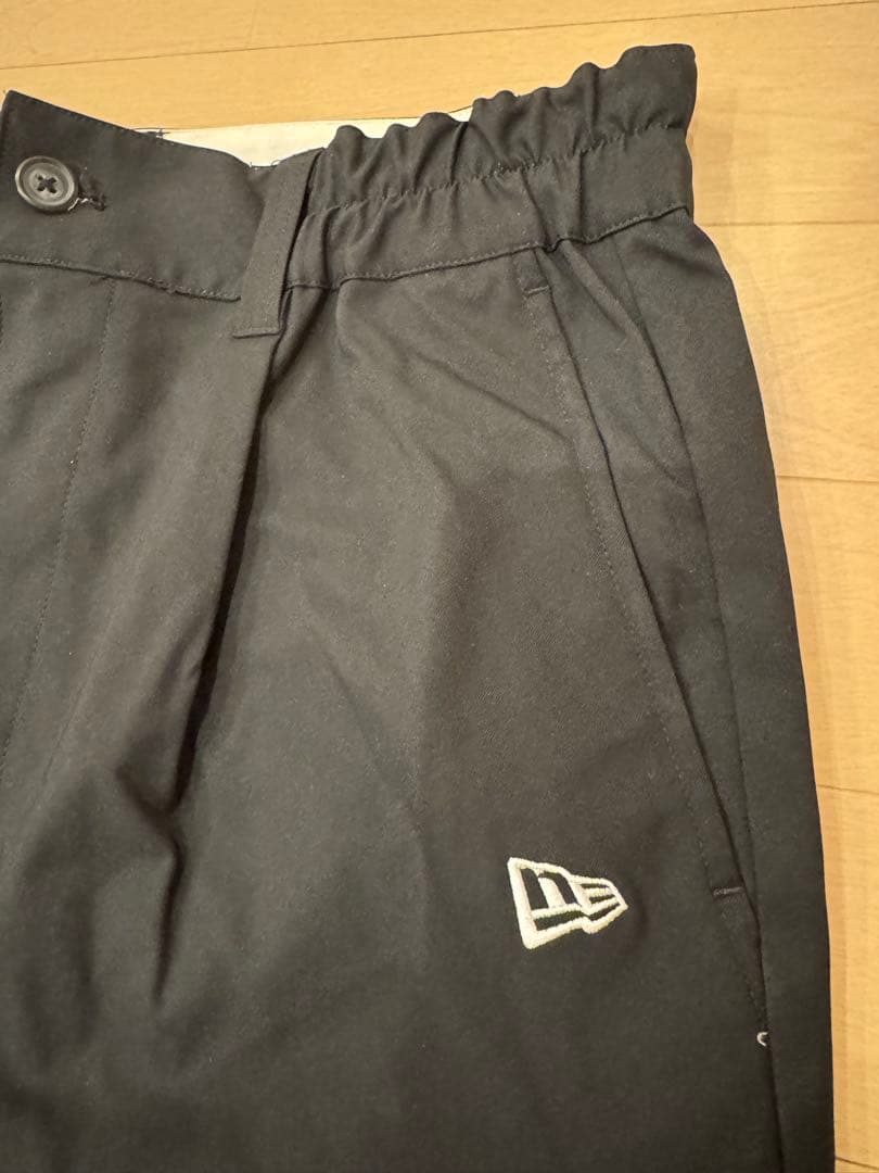 新品未使用⭐︎NEW ERA ゴルフワイドテーパードストレッチパンツ　黒