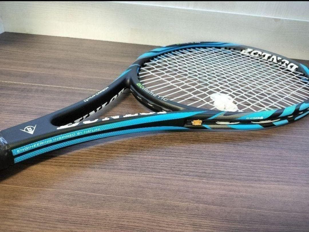 希少品 ダンロップ バイオミメティックス 200 PLUS 硬式 ラケット 青