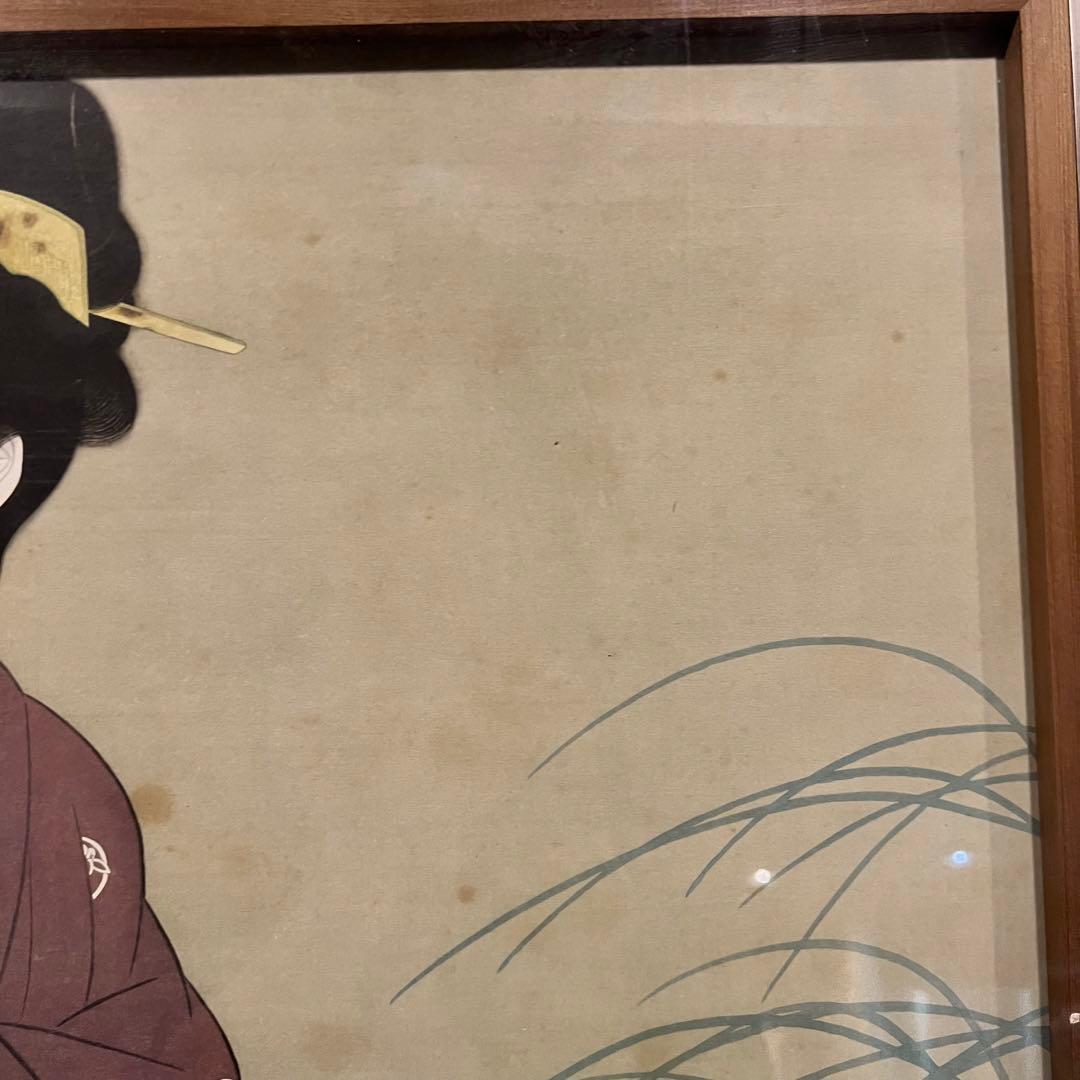 作家 上村松園 作品 螢　技法 木版　　京都国立近代美術館　内山武夫監修