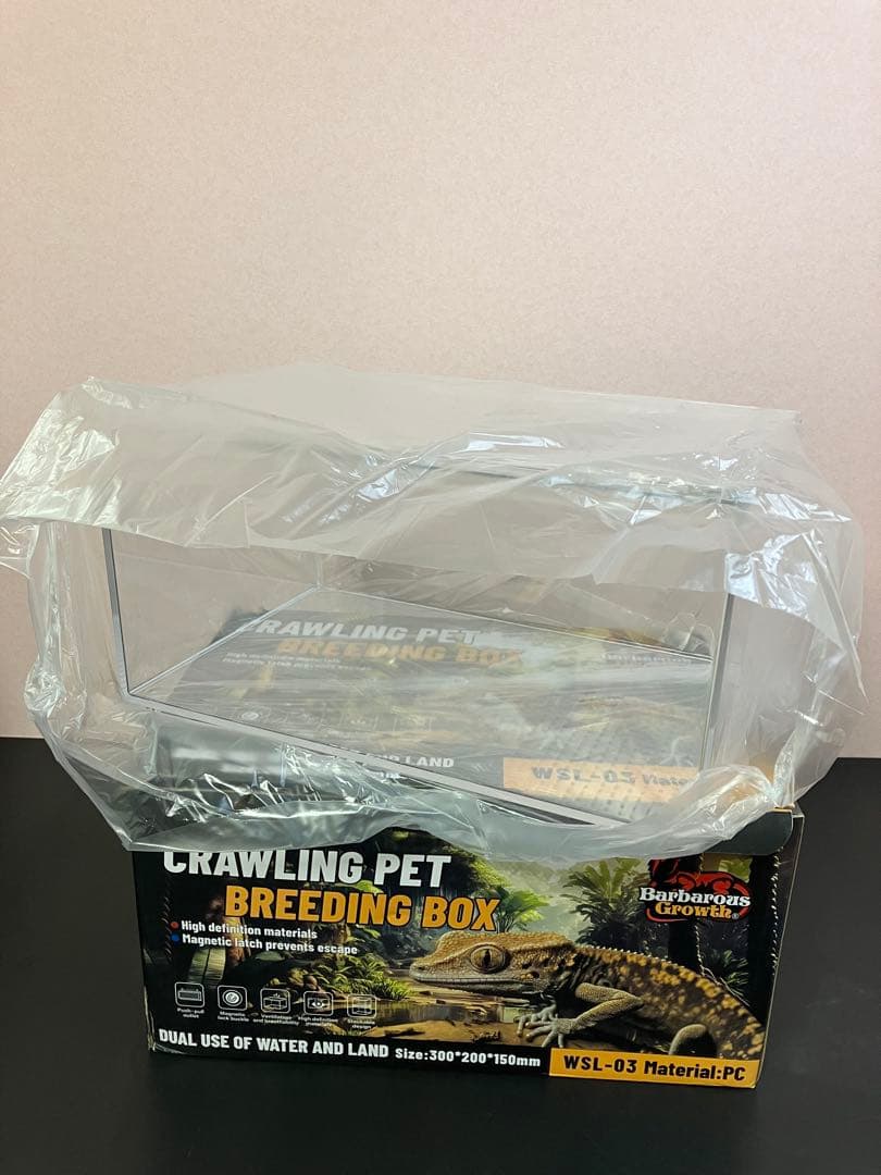 【6box】30×20×15 レプタイルボックス同等　マグネット アクリル