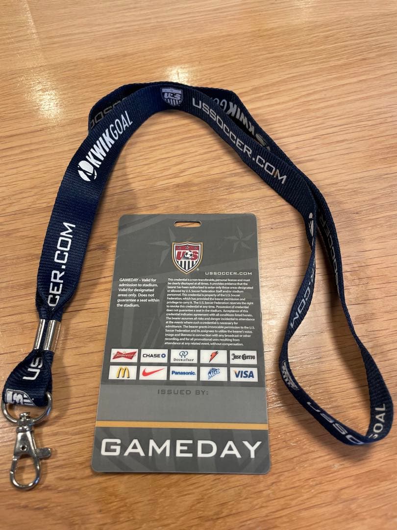 【レア品】 USSA 米国　サッカー協会 ストラップ