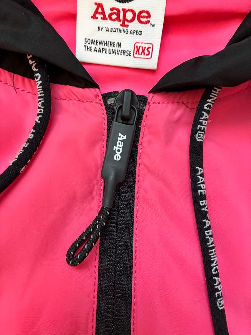 AAPE BY A BATHING APE® ピンク ナイロンジャケット