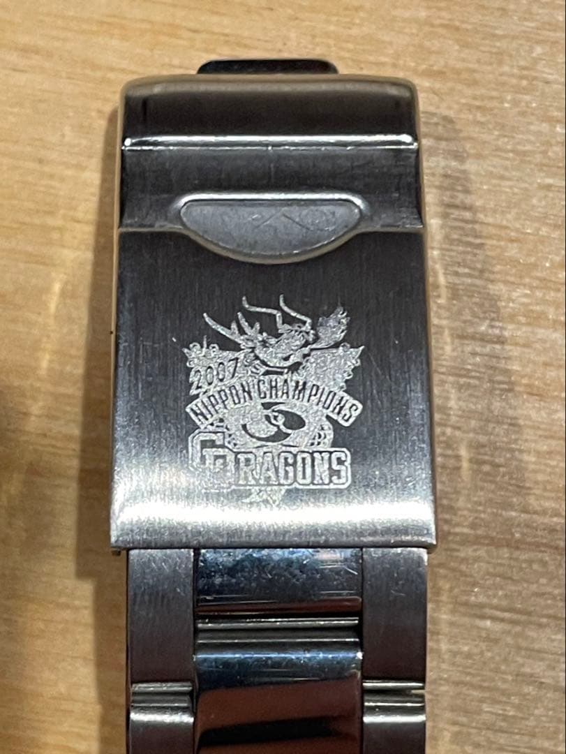 2007 中日ドラゴンズ　優勝記念ウォッチ　稼動品