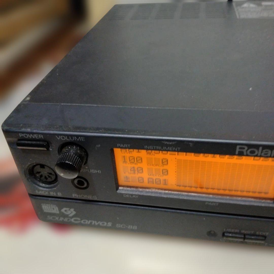 ★Roland SC-88 GS MIDI音源 ジャンクです。 取扱説明付