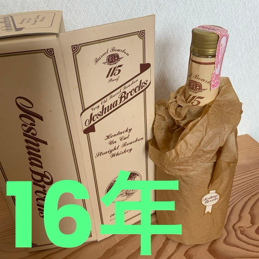 BOURBON バーボン　ジョシュアブルックス　16年 57.5度　蒸留所閉鎖