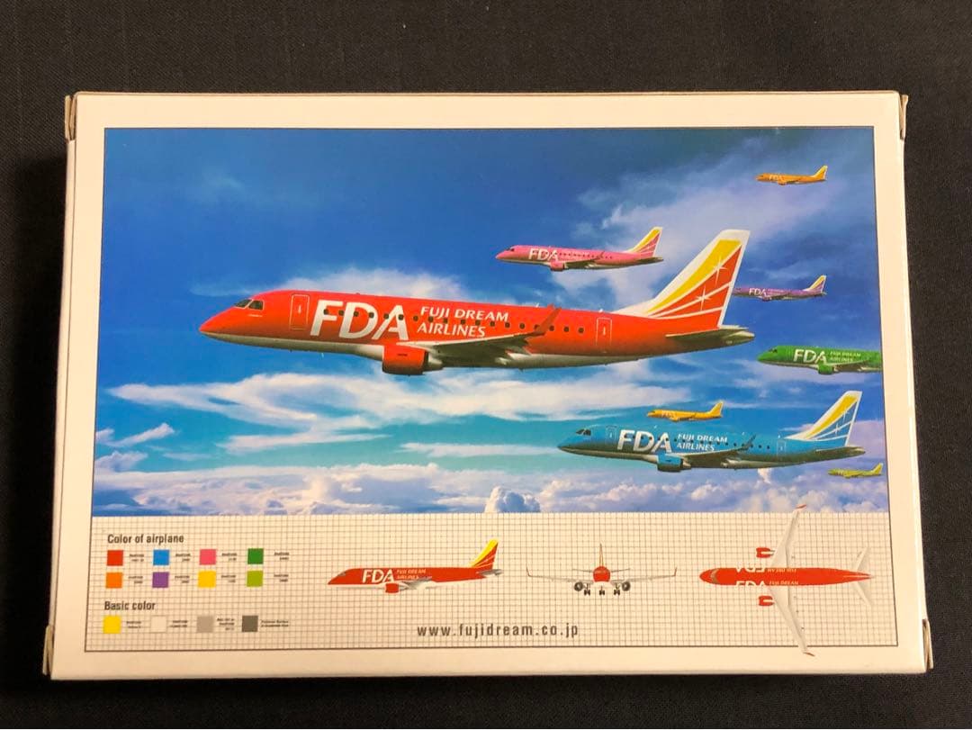 1/300 FDAフジドリームエアライン エンブラエル１号機〜10号機セット