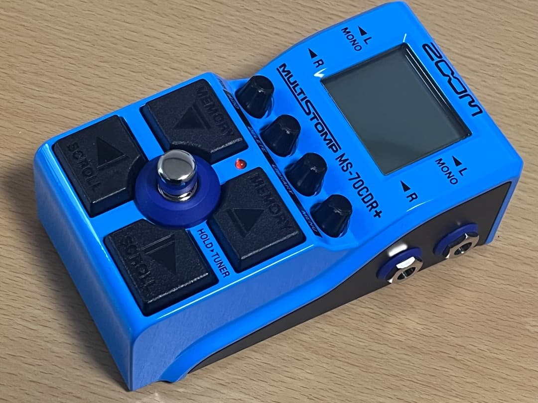 【超美品】ZOOM MULTISTOMP MS-70CDR+