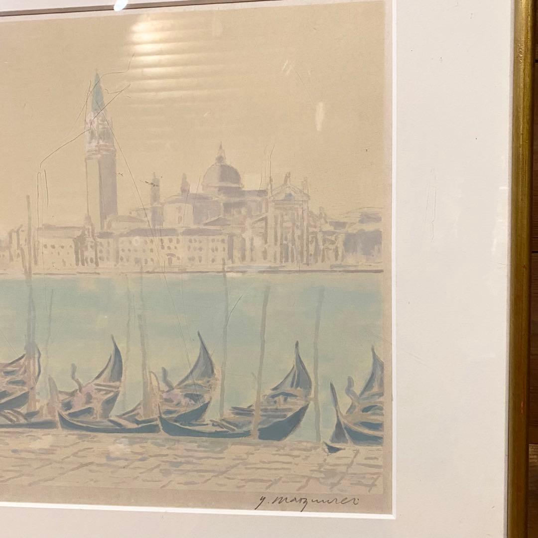 松浦安弘 サン・ジョルジョーマッジョーレ 46/80 絵画 水彩画 リトグラフ