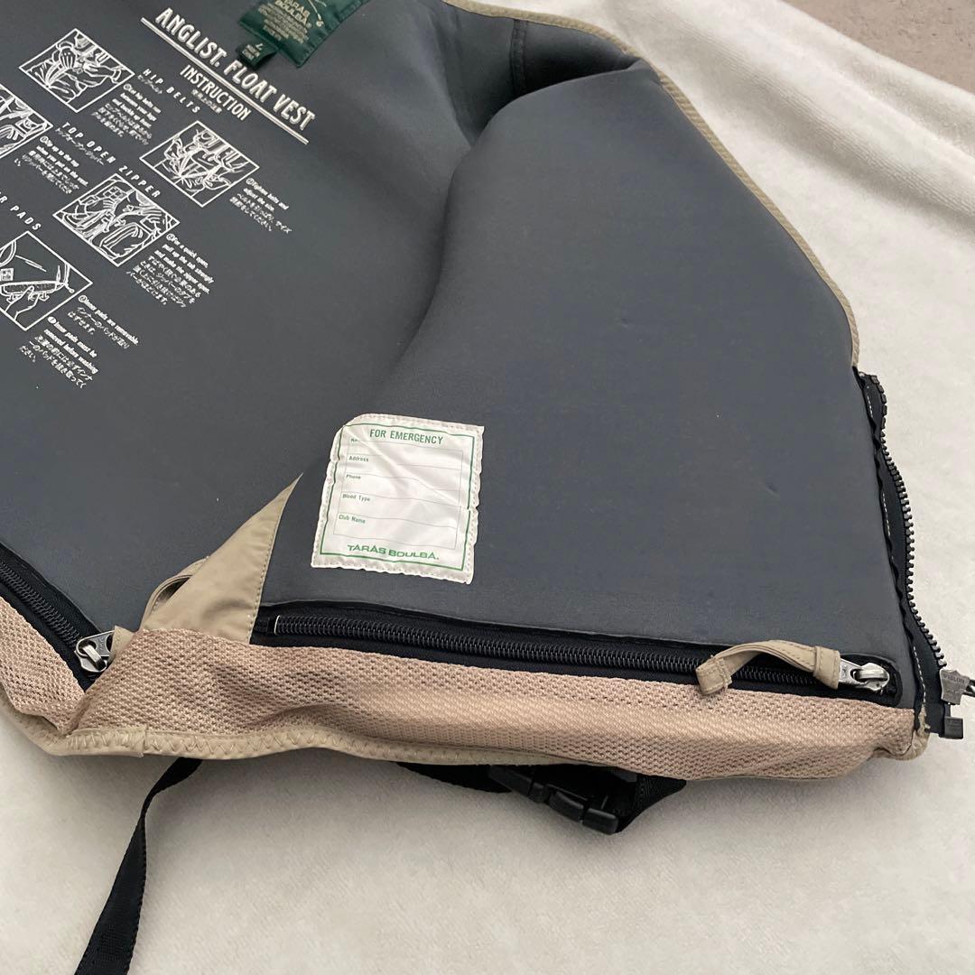 レア‼️ TARAS BOULBA アシックス　フィッシングフロートベスト　L