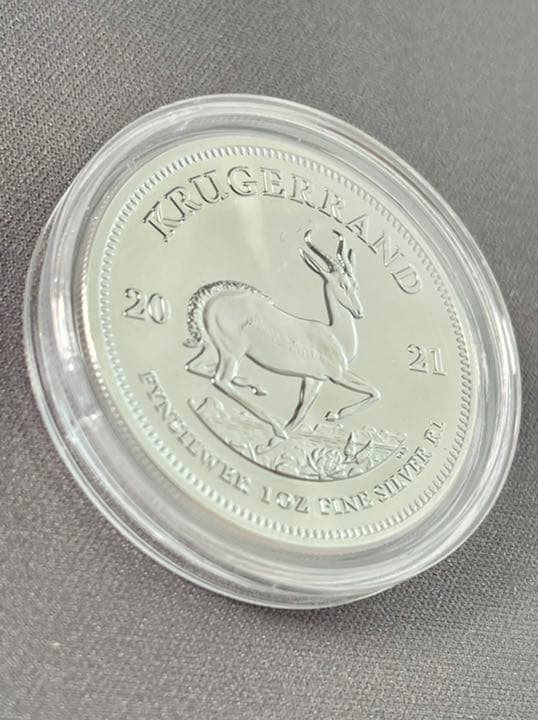 銀貨　　シルバー　純銀　1オンス　クルーガーランド2021年　25枚　新品