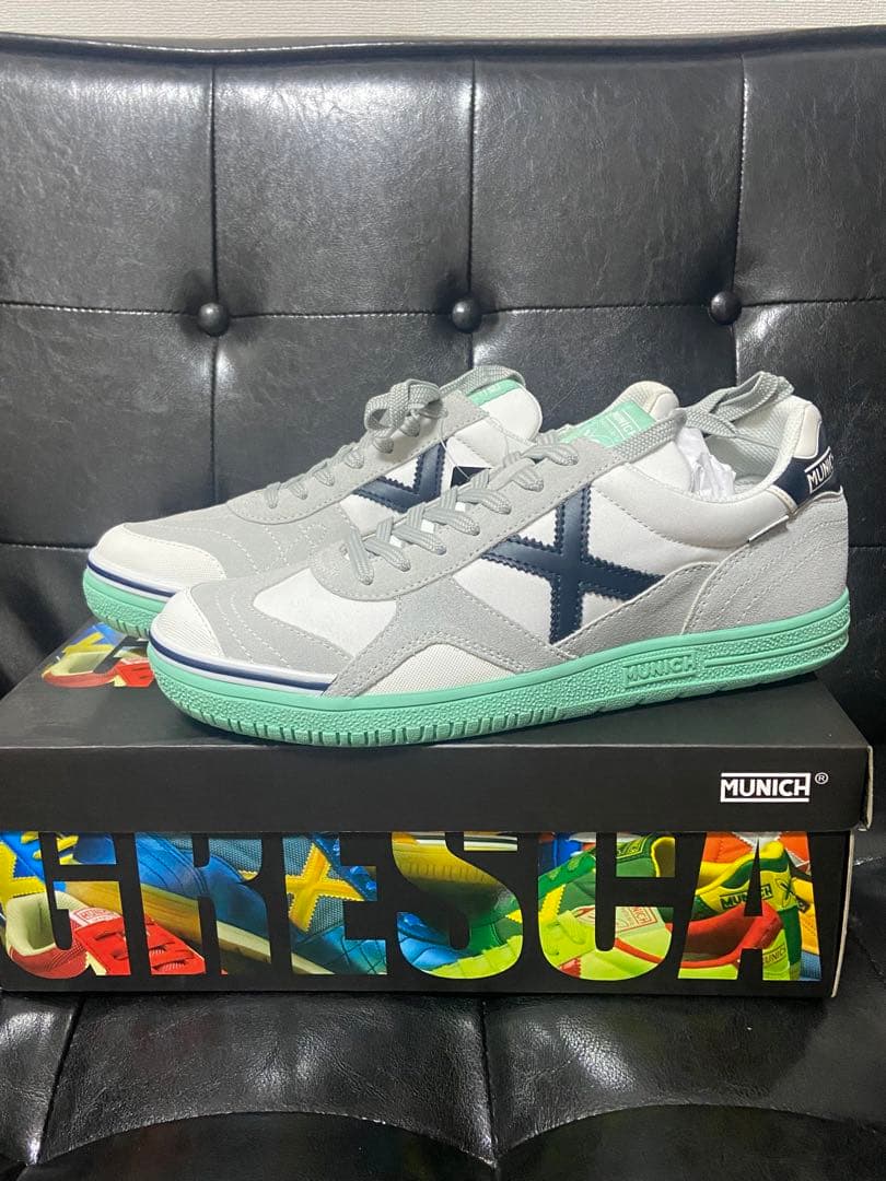 MUNICH GRESCA グレー/ホワイト/ミント