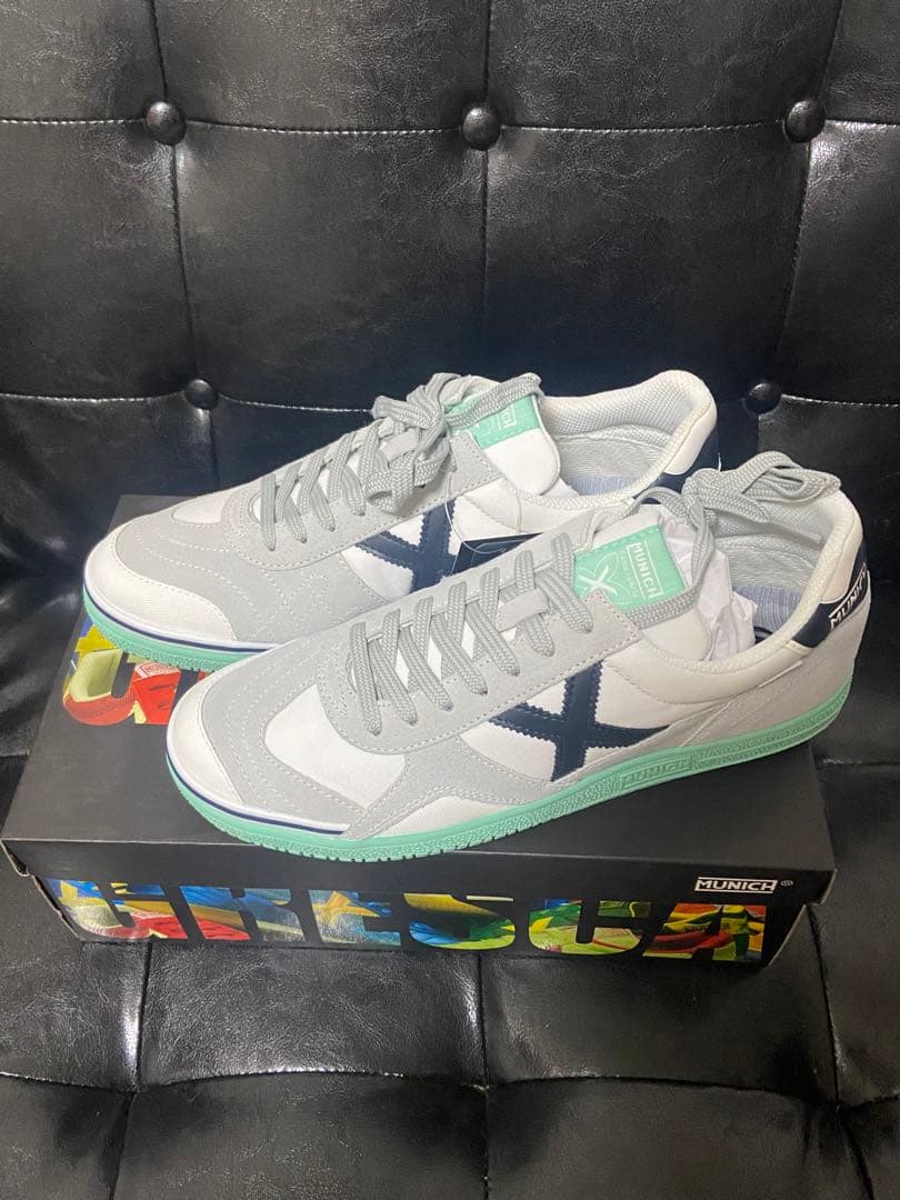 MUNICH GRESCA グレー/ホワイト/ミント