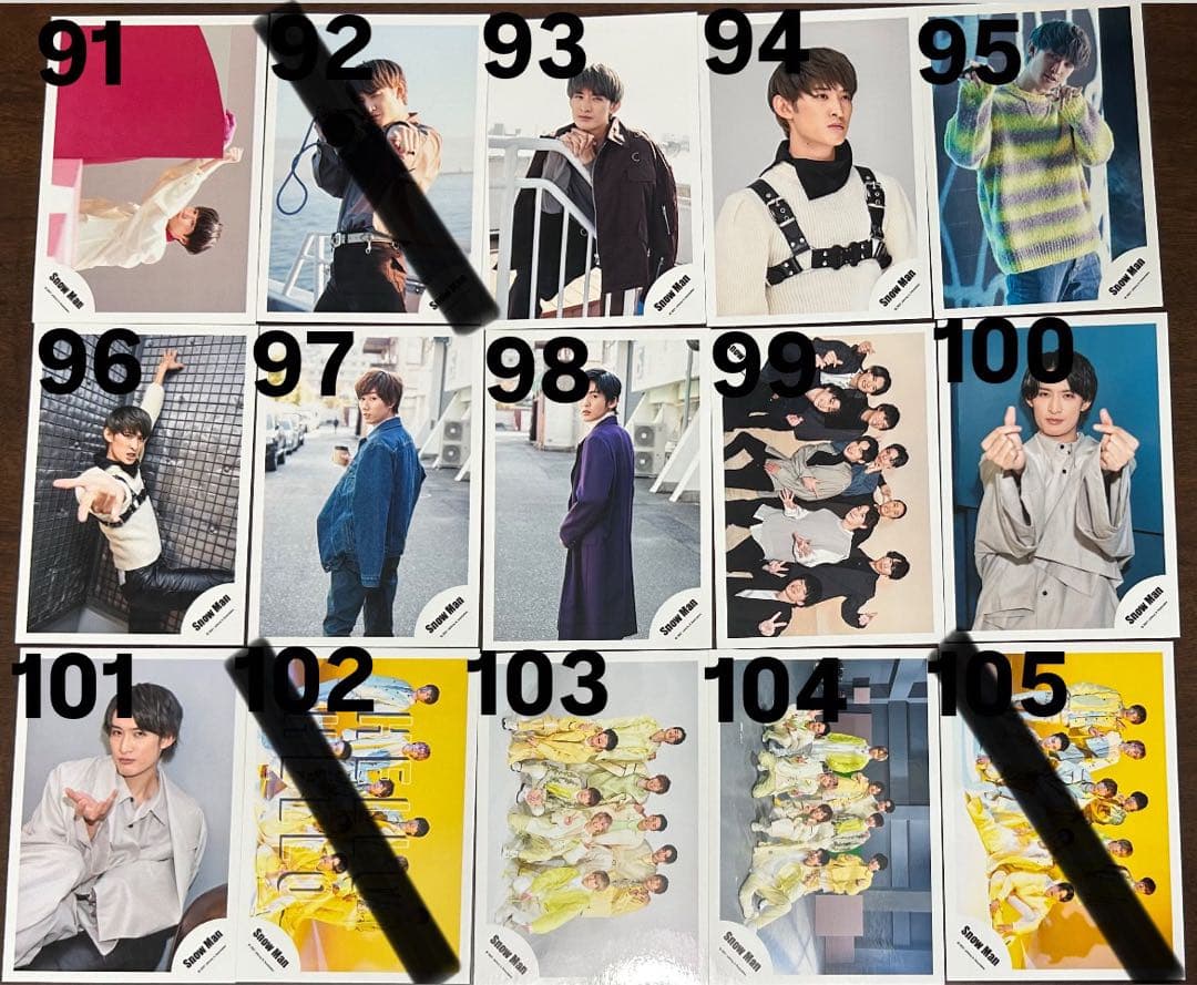 【バラ売り可】 Man 公式写真 190枚