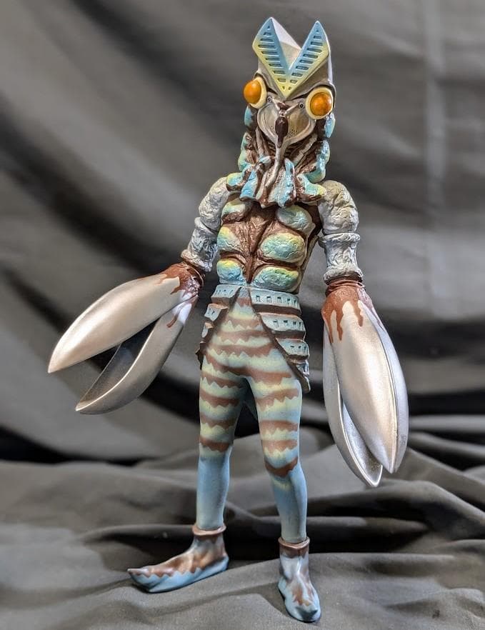 バルタン星人「ウルトラマン」登場宇宙人（ビリケン）ソフビフィギュア