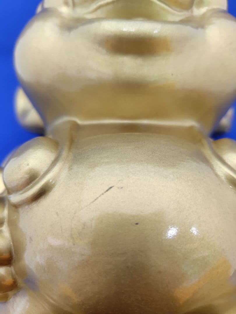 中古　レア！　任天堂エンターテイメント特約店　ゴールドスーパーマリオ像　非売品