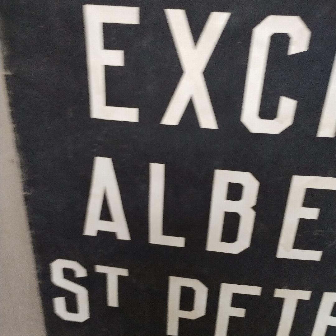 ヴィンテージバスロールサイン本物　1202