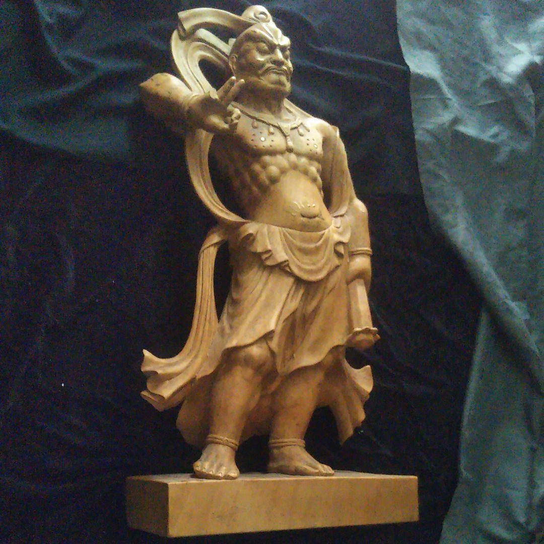 ■物凄く目立ちます■金運上昇【巨大羅漢仁王像】75.5cm【黄金印】【巨大】