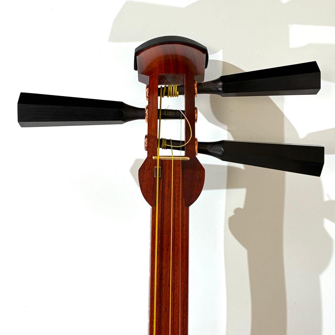 美品✨ 津軽三味線 太棹 花梨 破れなし バチ ハードケース付き