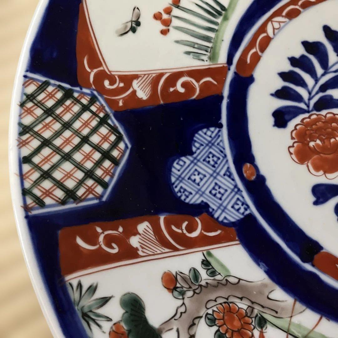 有田焼き　日本伝統陶器の大皿　直径約40cm アンティーク