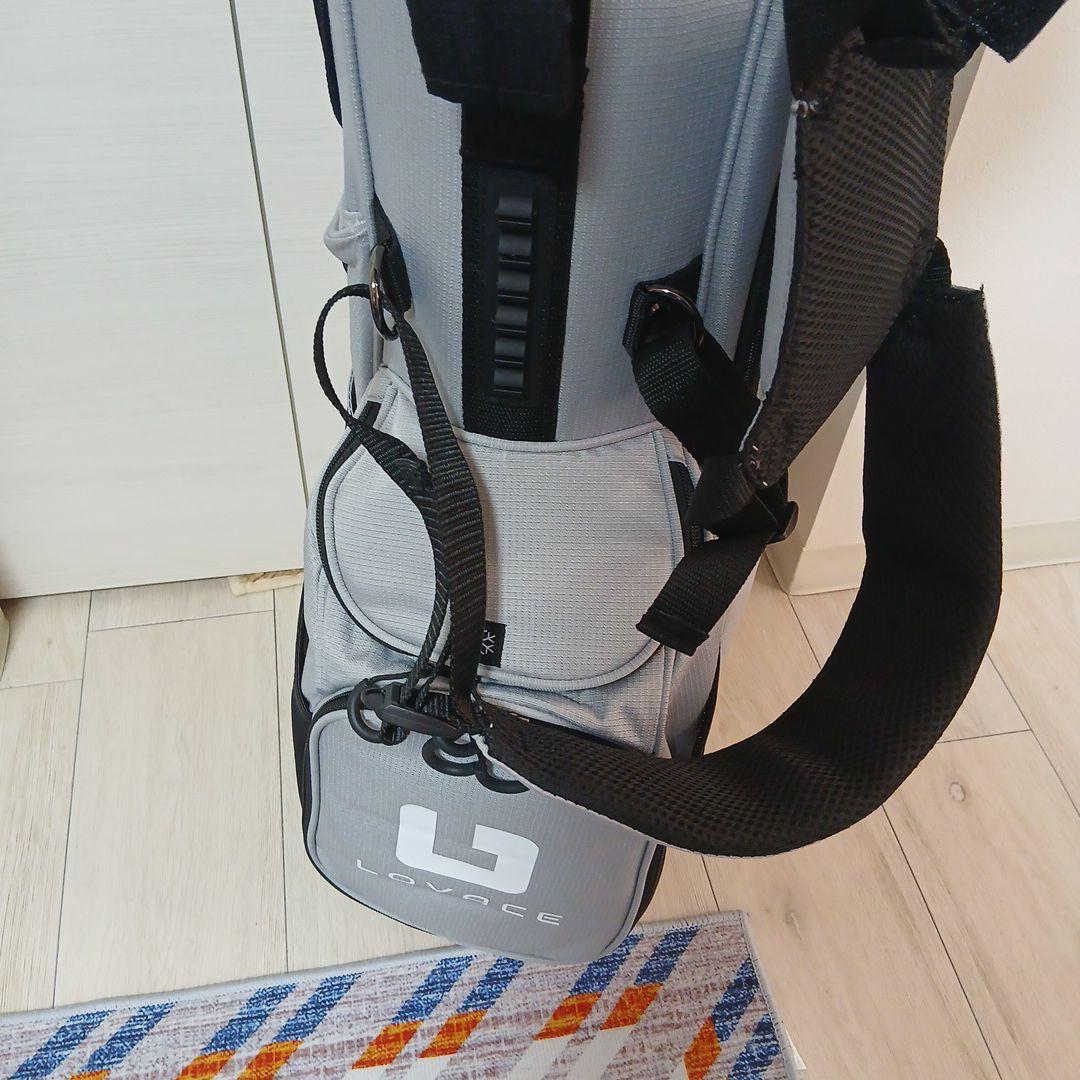 LOVACE スタンドキャディーバッグ　グレー