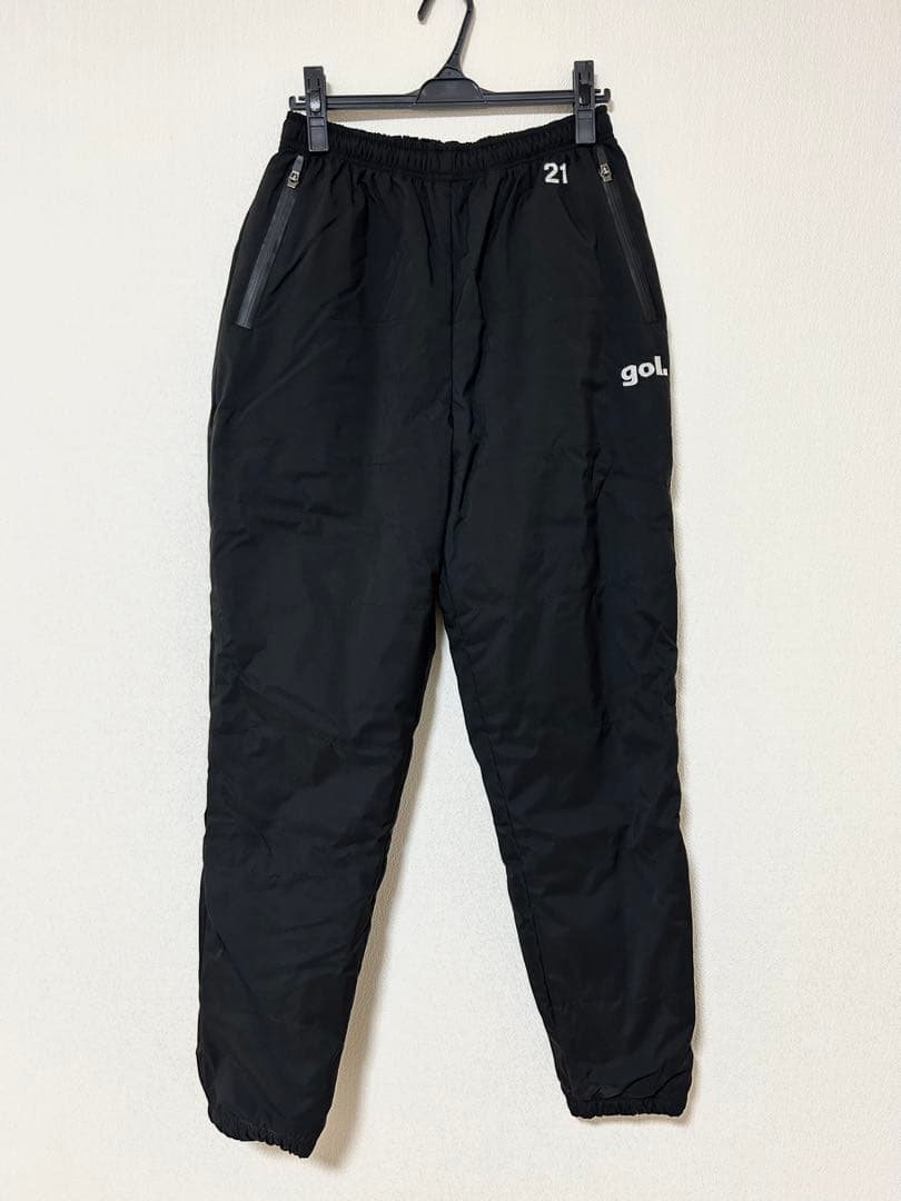 ⭐︎最終お値下げ⭐︎【美品】gol. 中綿ジャケット・ロングパンツ　上下セット　黒Ｍ