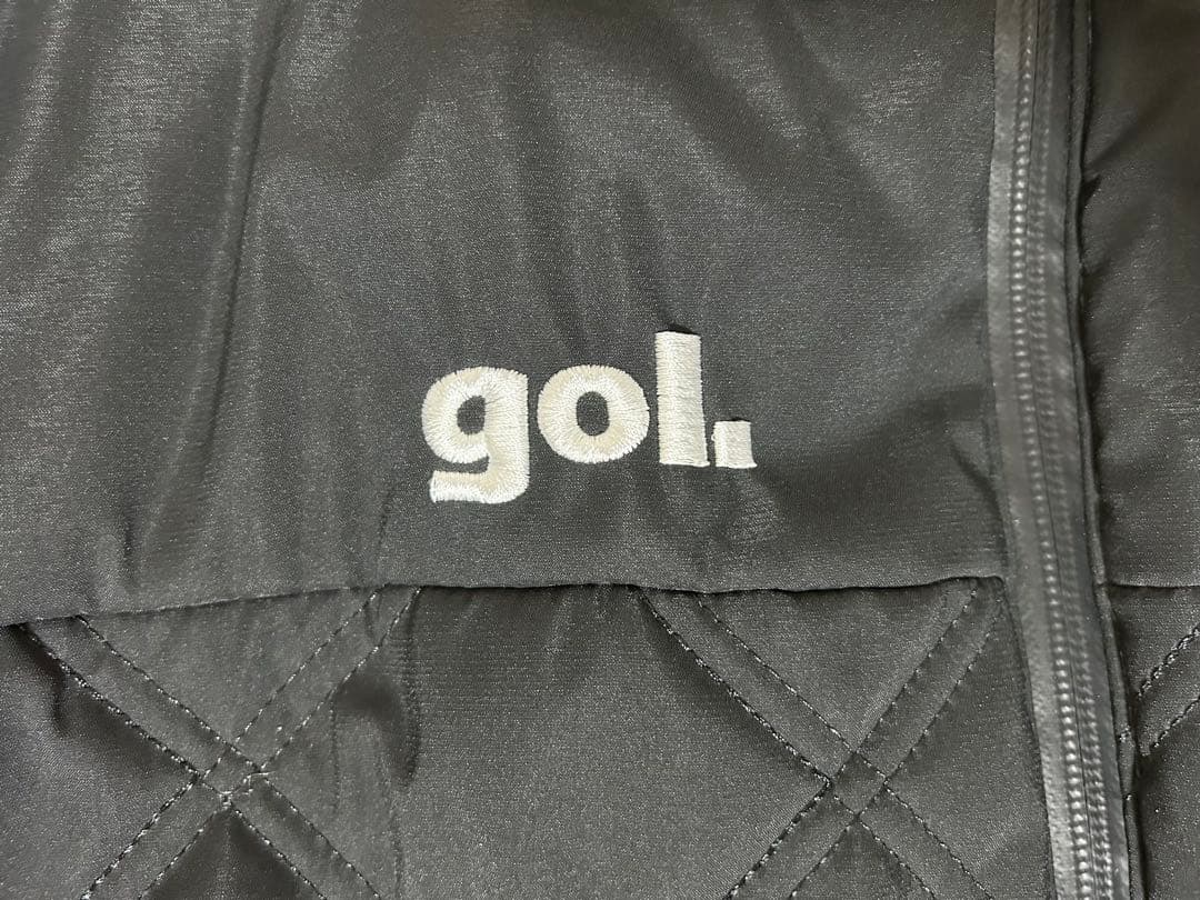 ⭐︎最終お値下げ⭐︎【美品】gol. 中綿ジャケット・ロングパンツ　上下セット　黒Ｍ