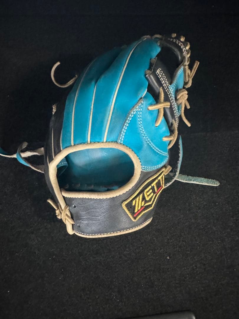 ZETT 軟式グローブ 青/黒